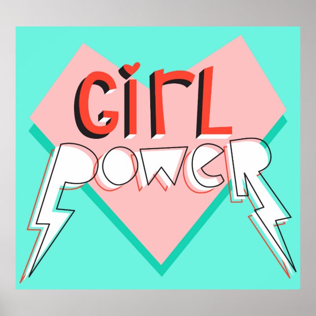 Flickström: Cute Graphic Slogan Poster (Framsidan)