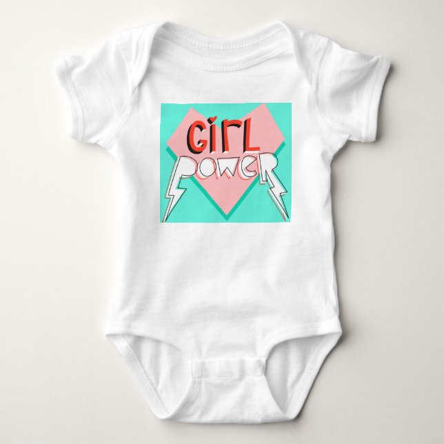 Flickström: Cute Graphic Slogan T Shirt (Framsida)