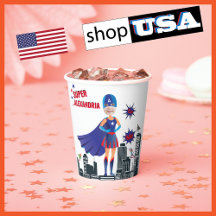 Flicksuperhjälte 💥 Färgfoto från födelsedag