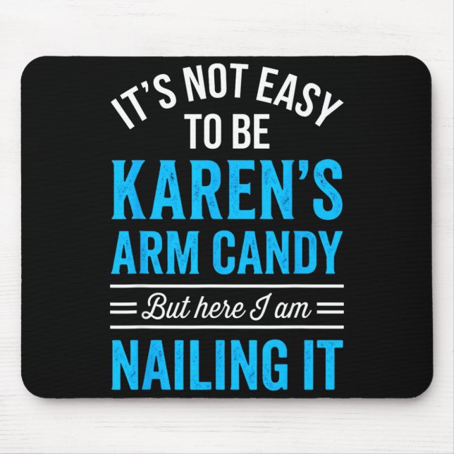 Flickvän paret inte lätt att vara karens arm musmatta (Framsidan)