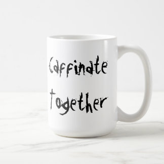 Flickvänner Caffinate tillsammans Kaffemugg