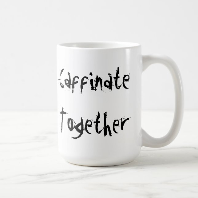 Flickvänner Caffinate tillsammans Kaffemugg (Höger)