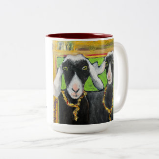 Flickvänner Goat Mugg - roliga getter med varje ko