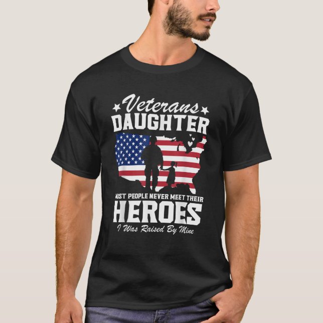 Flickveteranernas dagstidning Veterans Dotter Papp T Shirt (Framsida)