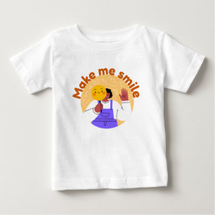 Flickvikning och leende t shirt