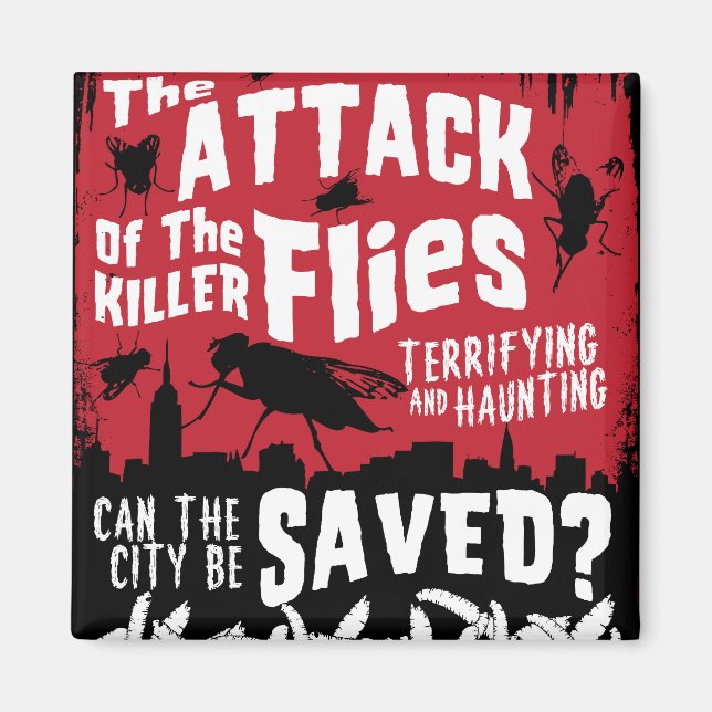 Flies Attack! Magnet (Framsidan)