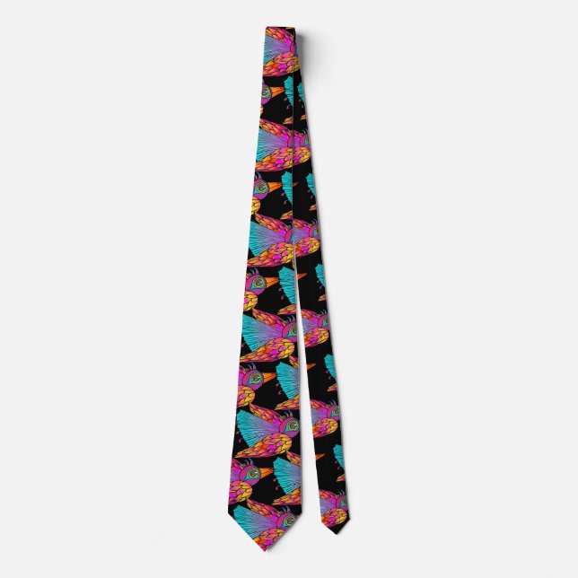 Flies Bird Neck Tie Slips (Framsida)