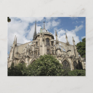 Flies Buttress Spires Torn, Notre Dame Cathedra Vykort