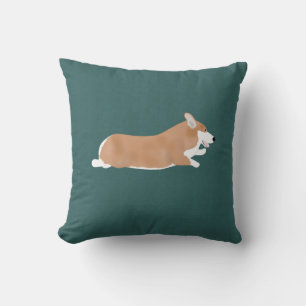 Flies Corgi Dekorativ kudde