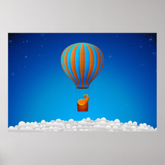 Flies Elephant Poster