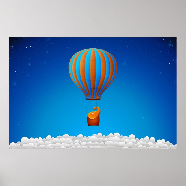 Flies Elephant Poster (Framsidan)