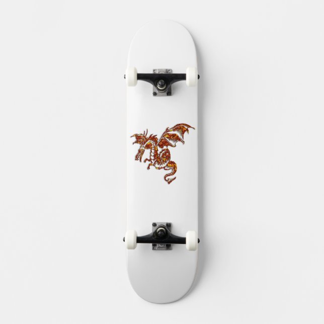 Flies Flame Dragon Skateboard Bräda 20 Cm (Framsida)