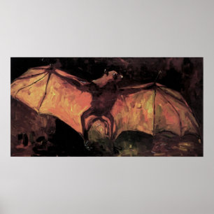 Flies Fox av Vincent van Gogh Poster