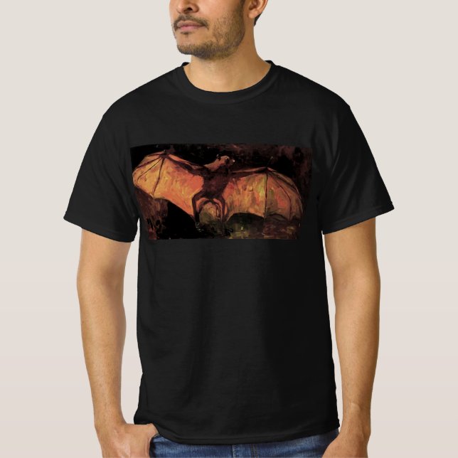 Flies Fox Fladdermus av Vincent van Gogh T-shirt (Framsida)