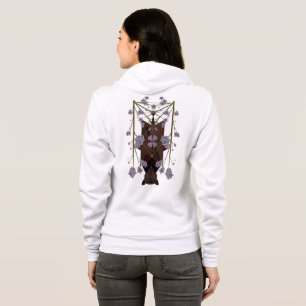 Flies Fox Zip Hoodie T Shirt