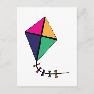 Flies Kite Vykort