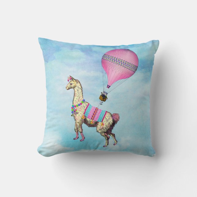 Flies Llama Pillow Kudde (Framsida)