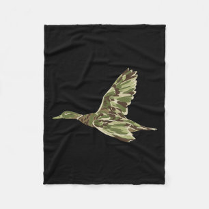 Flies Mallard Anka Camouflage Camo Anka Hunting C Fleecefilt