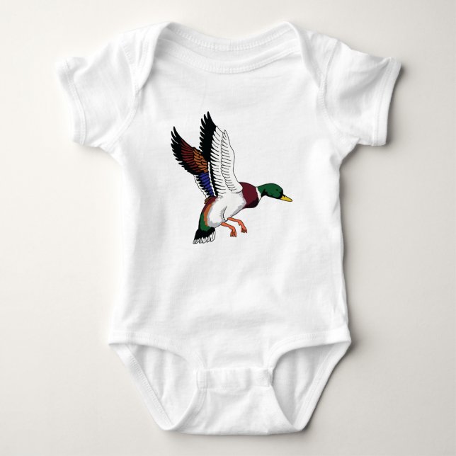 Flies Mallard T Shirt (Framsida)