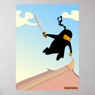 Flies Ninja Poster
