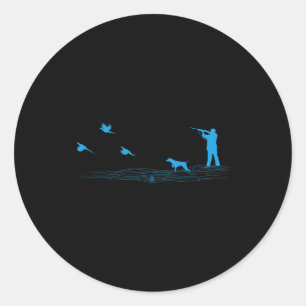 Flies Pheasant Graphic Upland Bird Hunter Hund Hun Runt Klistermärke