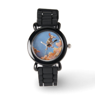 Flies Puppy Cloudscape eWatch-för barn Armbandsur