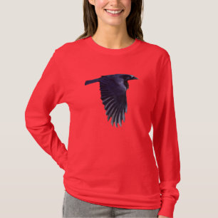 Flies Raven Wildlife Art Shirt T