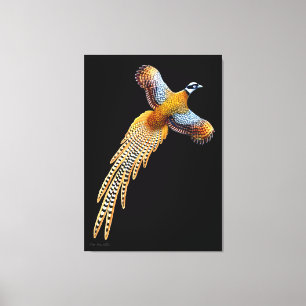 Flies Reeves Pheasant Wrapped Canvas