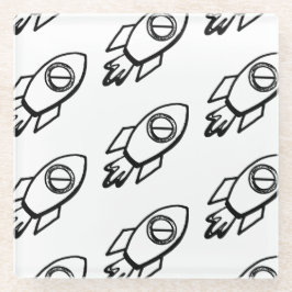Flies Rocket Sketch Mönster