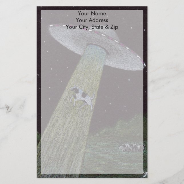 Flies Saucer Brevpapper (Framsida)