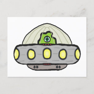 Flies Saucer Vykort