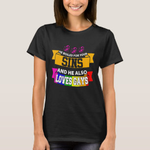 Flies Spaghetti Monster Gay Lgbtq Lesbisk Bi T Shirt