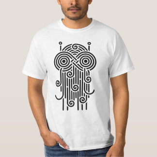 Flies Spaghetti Monster (linjer) T Shirt