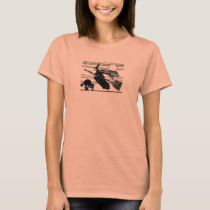 Flies Witch Happy halloween Shirt T-shirt