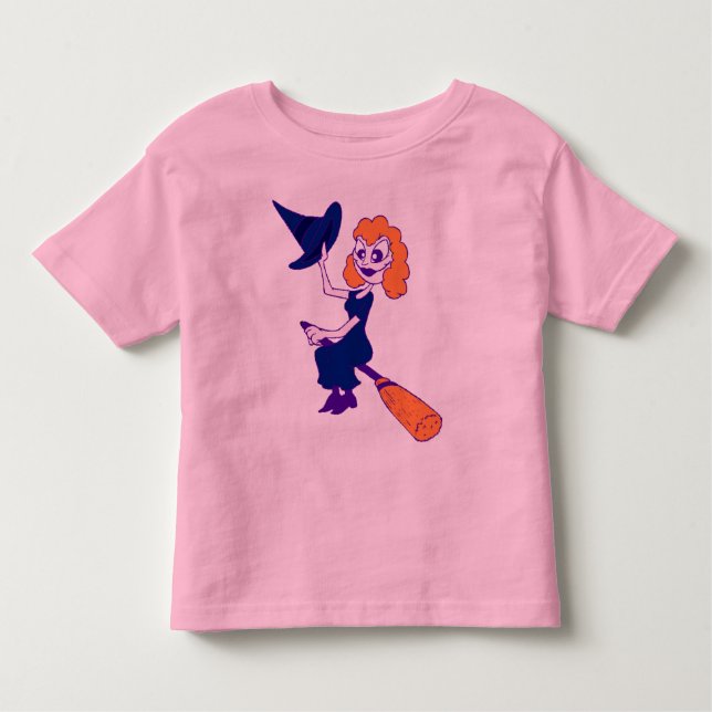 Flies Witch T-Shirt (Framsida)