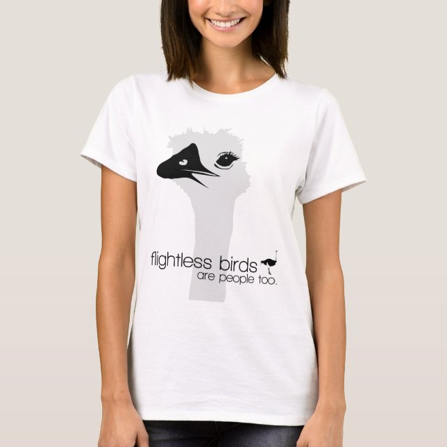 Flighless Bird Series T-shirt (Framsida)