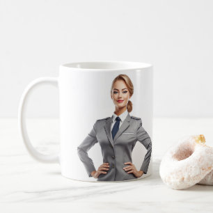Flight Attendant Personlig mugg Gift