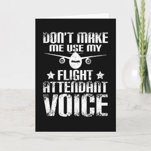 Flight Attendant Voice Kort