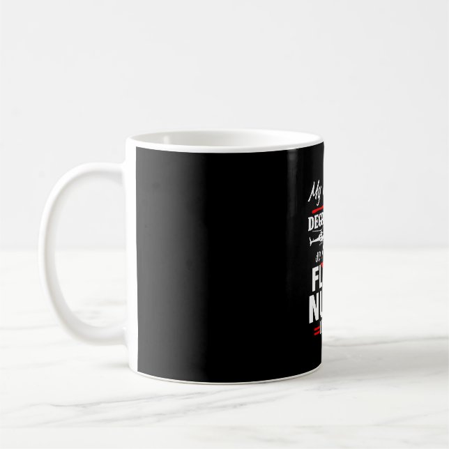 Flight Nurse Wizardry Degree Practiger Nursing Kaffemugg (Vänster)