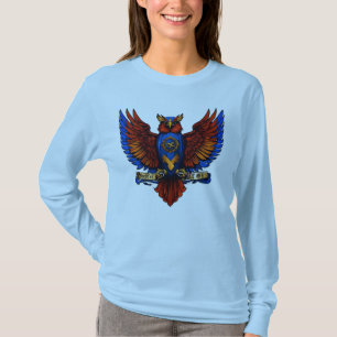"Flight of Freedom: Birds Design Print T-shirt" T Shirt