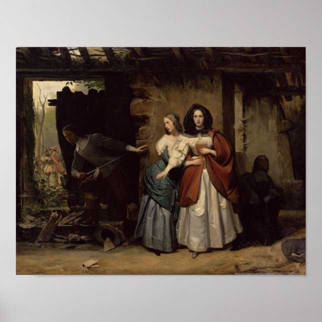Flight of Henrietta-Maria Frankrike, Queen of of Poster (Framsidan)