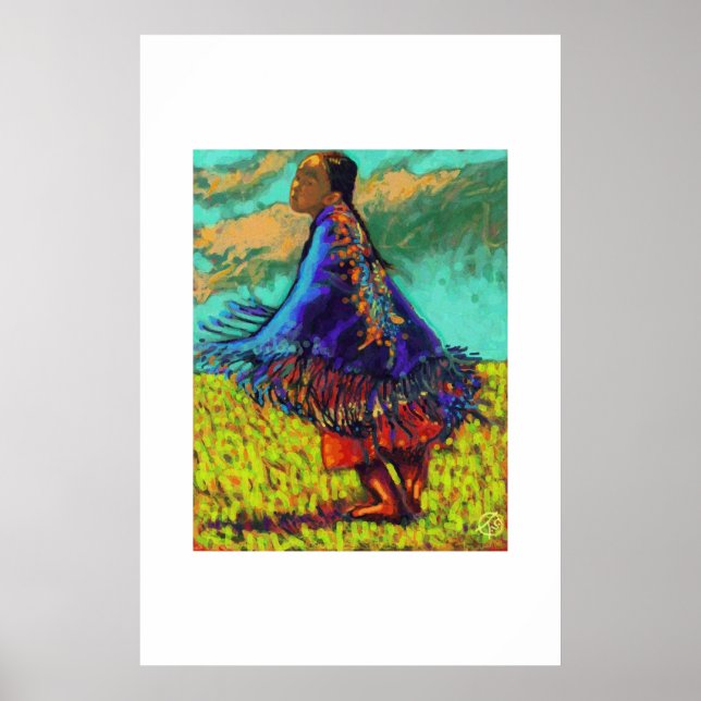 Flight of Little Spirit Eagle Poster (Framsidan)