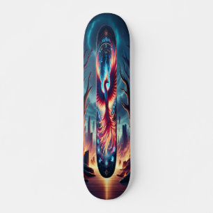"Flight of the Phoenix: Enchanted Twilight Mini Skateboard Bräda 18,5 Cm