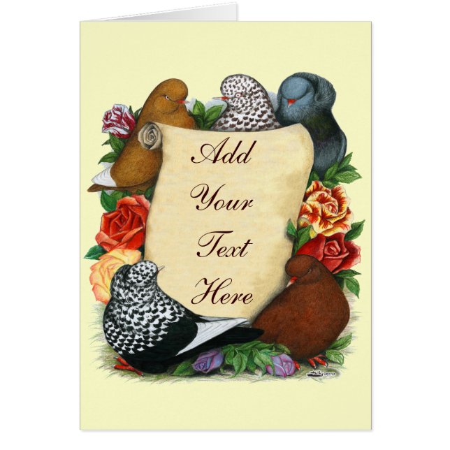 Flight Pigeon Rulla OBS Kort (Framsidan)