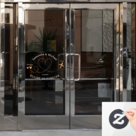 Flight Plane Travel New Wed couple Wedding