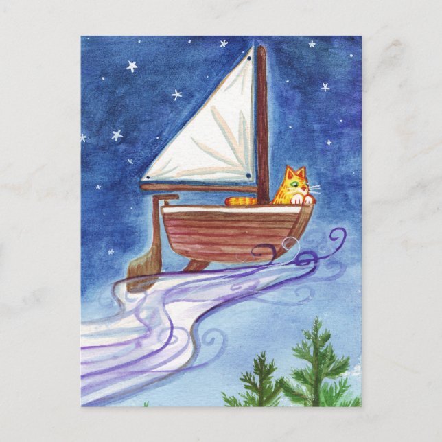 Flightbåtens nummer 1-vykort vykort (Framsida)