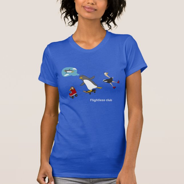 Flightless klubb 3 t shirt (Framsida)