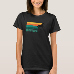 Flightline Black Thoroughborn Tävla Del Mar Sa T Shirt