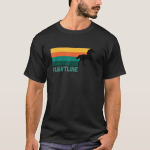 Flightline Black Thoroughborn Tävla Del Mar Sa T Shirt