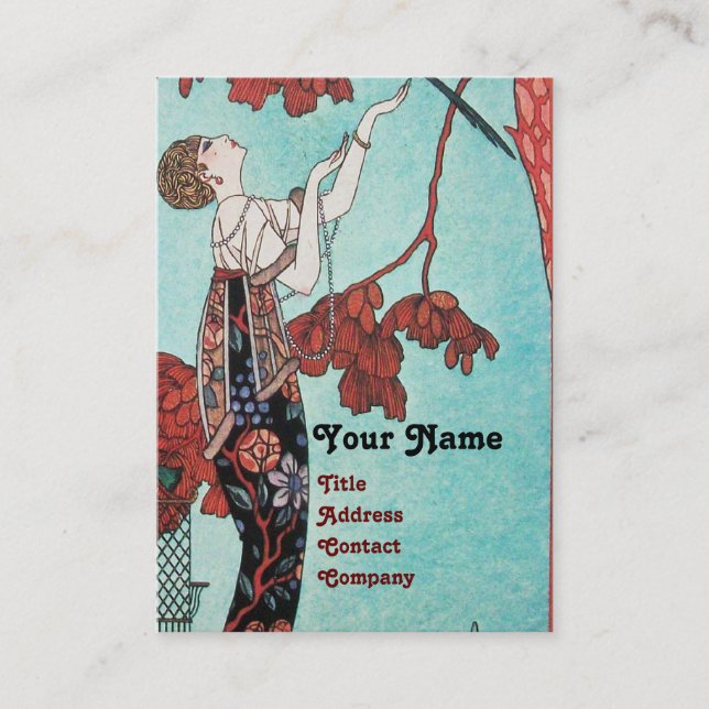 FLIGHTY BIRD, BEAUTY MODE DESIGNER VISITKORT (Framsida)